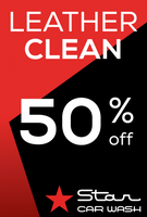 LEATHER CLEAN 50% OFF