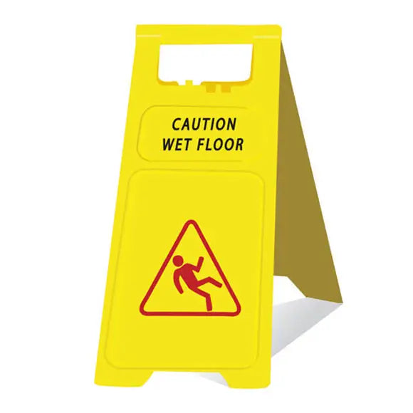 CAUTION WET FLOOR - HEAVY DUTY FLOOR STAND